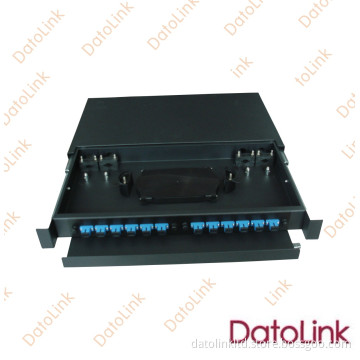 Patch Panel 12 Cores Slidable Rack Mount Type/Fiber Optic Patch Panel/ODF